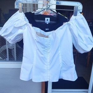 Brock Collection Boie Blouse, White, size 2